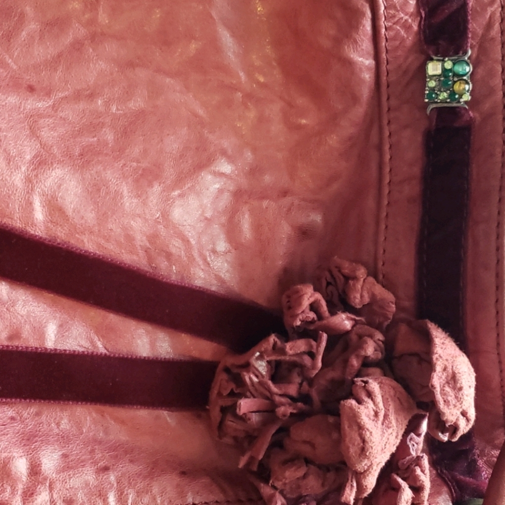 Leather large tote style purse by Caterina Lucchi - Picture 8 of 8